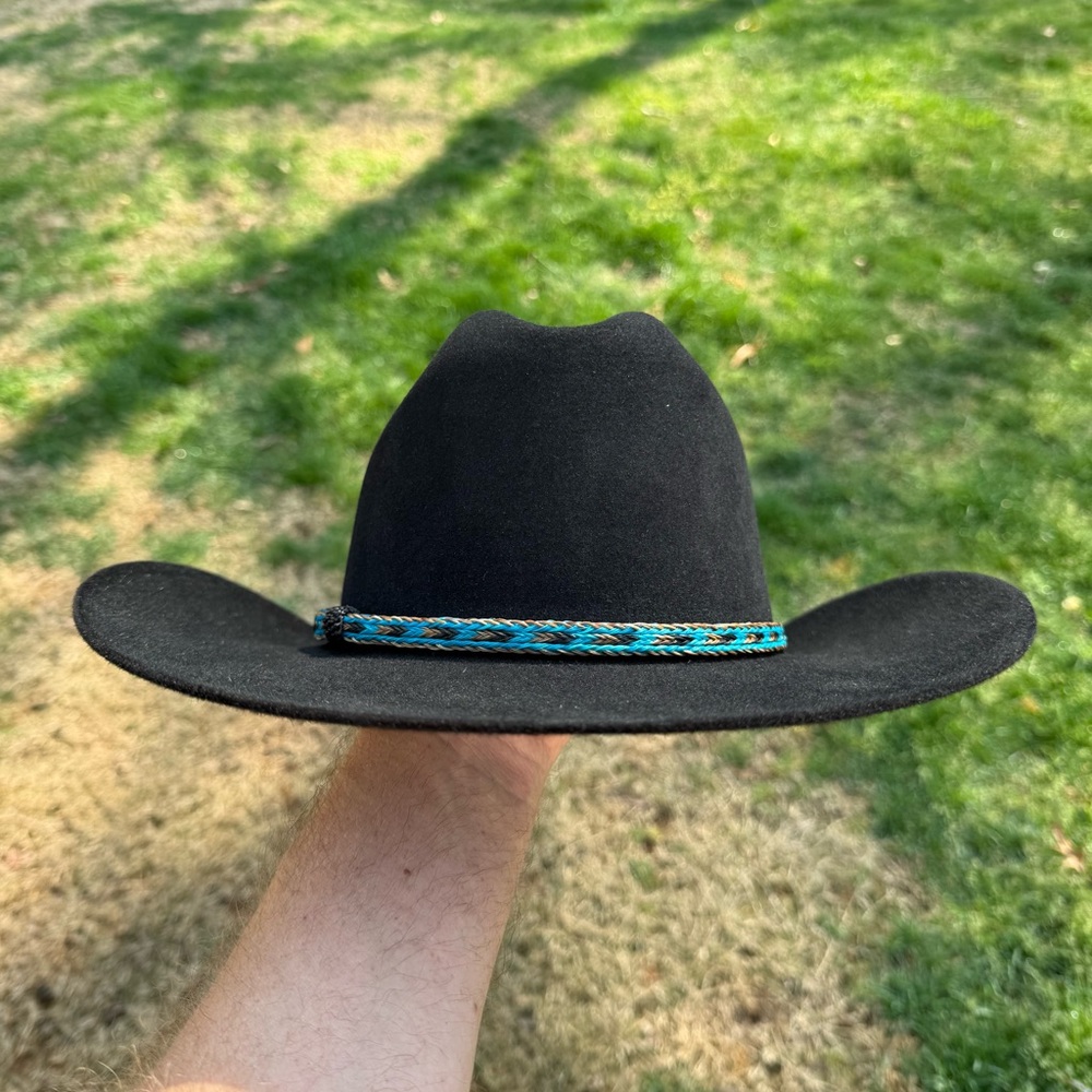 Stetson Black Adelante 6X Cowboy Hat - Picture 4 of 7